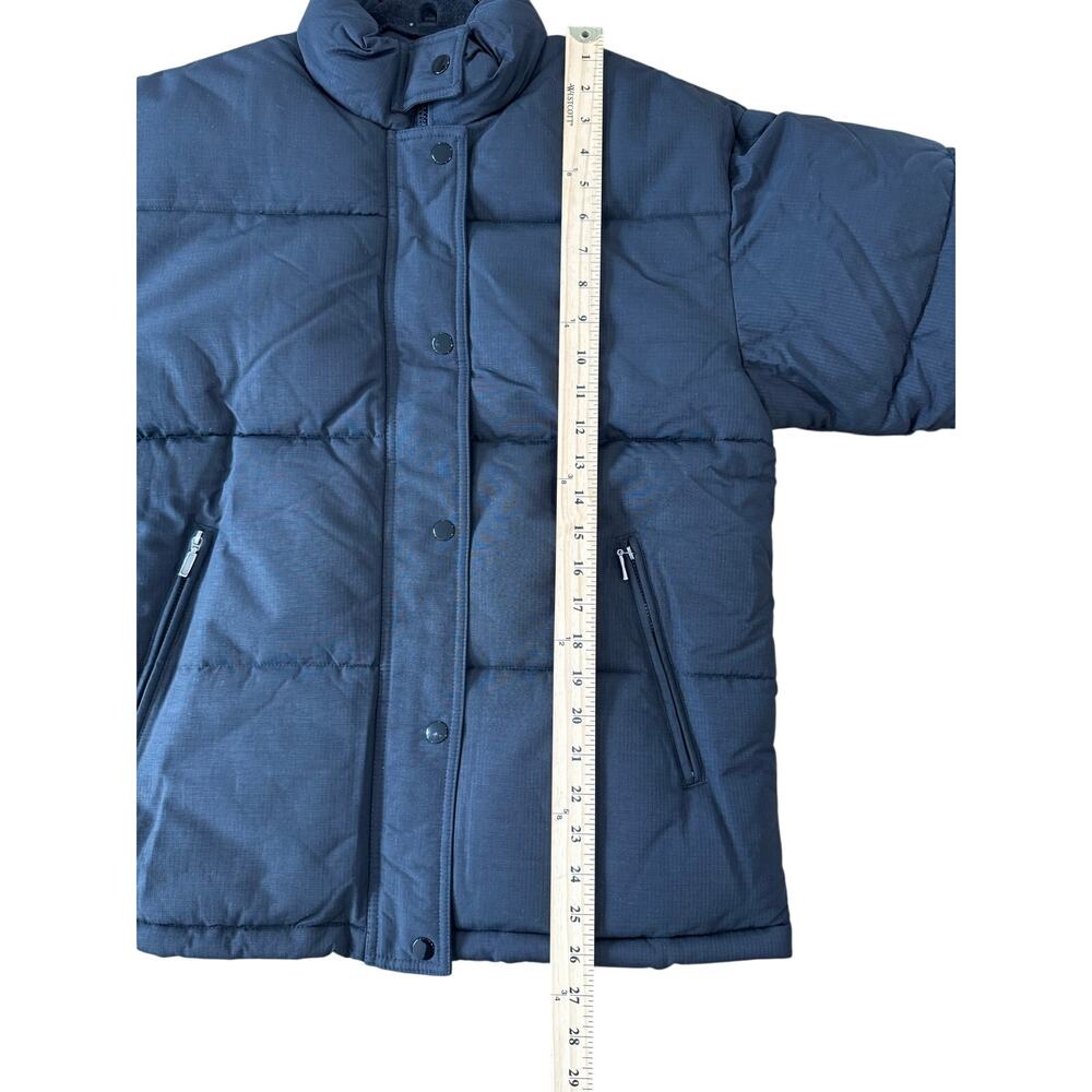J.Crew Signature Black Cozy Puffer Jacket PrimaLoft Filling Retro Sporty XXS - Picture 5 of 8